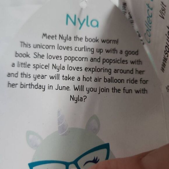 Squishmallows Nyla Unicorn with Flip Sequins - 7 inch - Picture 4 of 7